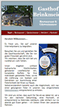 Mobile Screenshot of gasthof-brinkmeier.de
